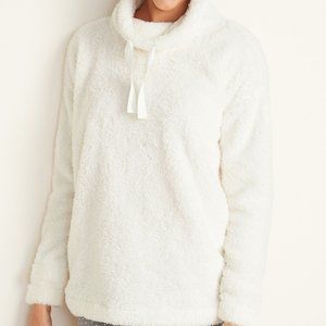 Old Navy Cozy Cream Plush Sherpa Pullover XXL NWT